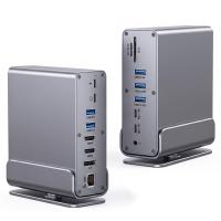 15-in-1 USB-C Dock | Triple 4K@60Hz Display, Gigabit LAN, 100W PD, USB3.2, SD/TF & Audio|Augearix