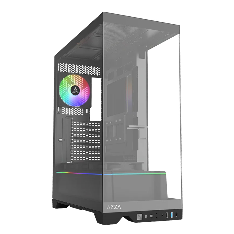 AZZA Abyss ARGB Tempered Glass ATX Case (ABYSS CSAZ-228B01B)
