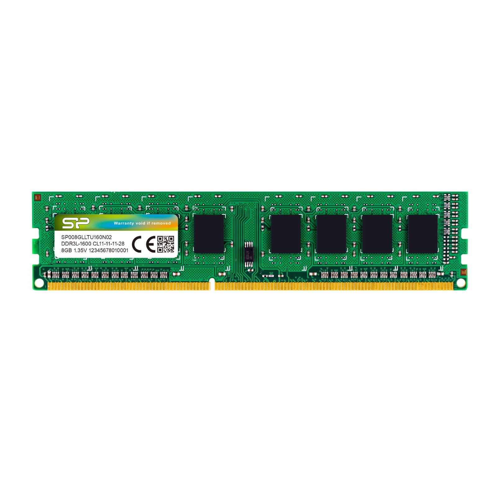 Silicon Power 8GB DDR3L 1600MT/s PC3L-12800 1.35V CL11 - SP008GLLTU160N02