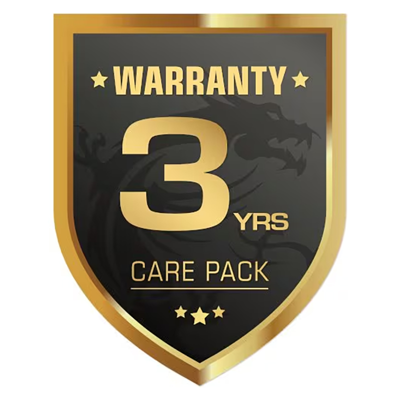 MSI Care Pack Bundle for Mainstream 2YR RTV Warranty Extension + 3YR On-site Service (Y06-Z390005-MSI)