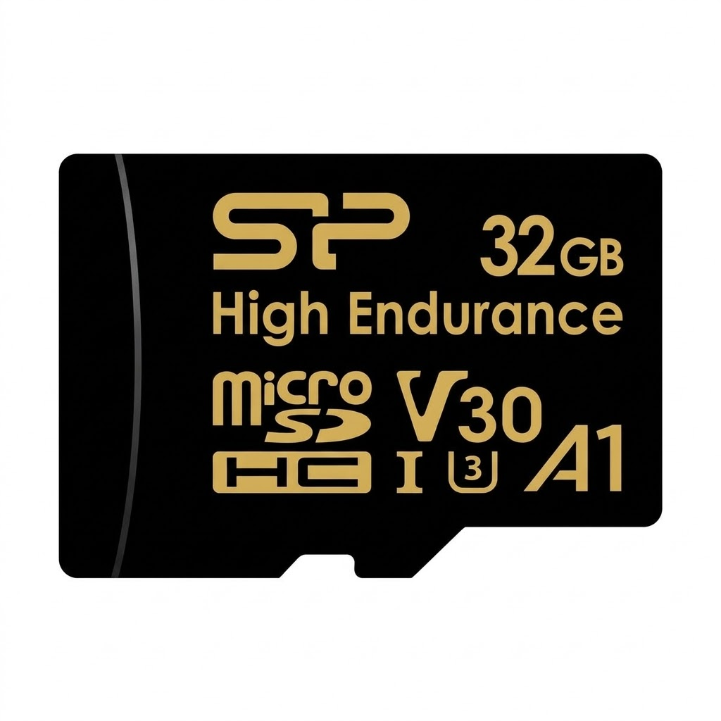 Silicon Power 32GB High Endurance 4K MicroSDXC with Adapter for 4K Videos, Car Dash Cam, SZ032GBSTHDV3V1HAU
