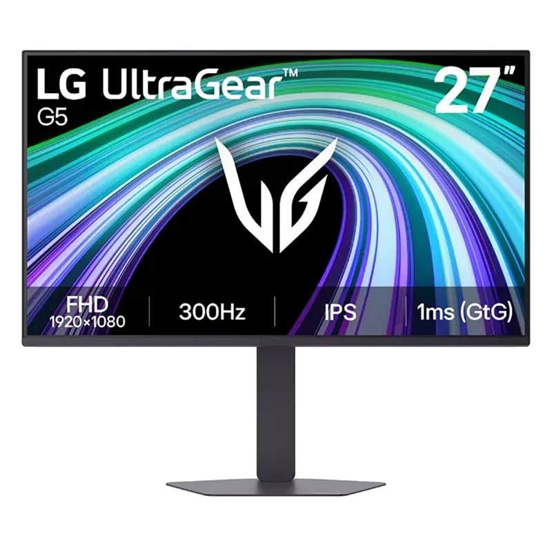 LG UltraGear G5 27in FHD IPS 300Hz G-SYNC Gaming Monitor (27G550B-B)