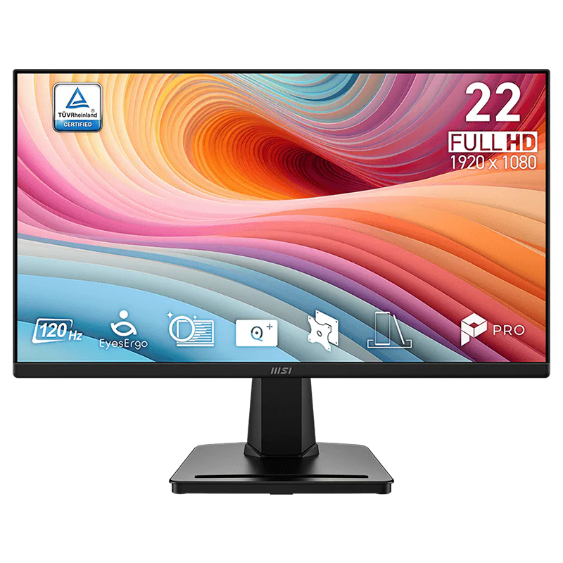 MSI Pro MP225 E12VL 21.45in FHD 120Hz VA Monitor (PRO MP225 E12VL)