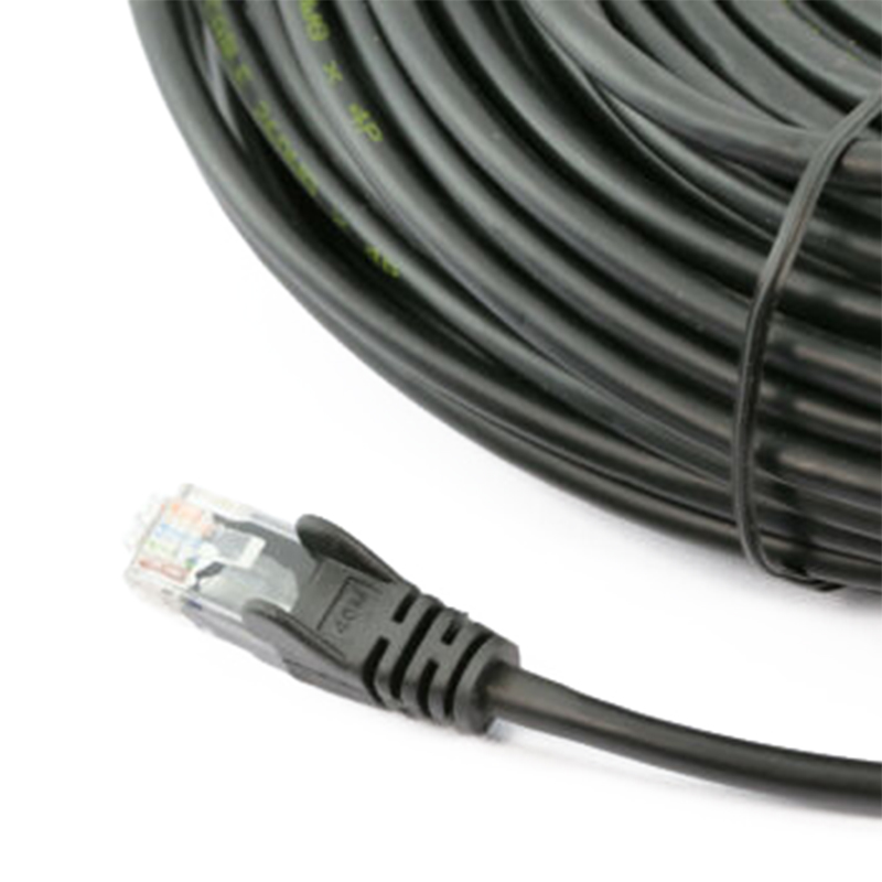 8Ware Cat6a UTP Ethernet Cable 20m - Snagless Black (PL6A-20BLK)
