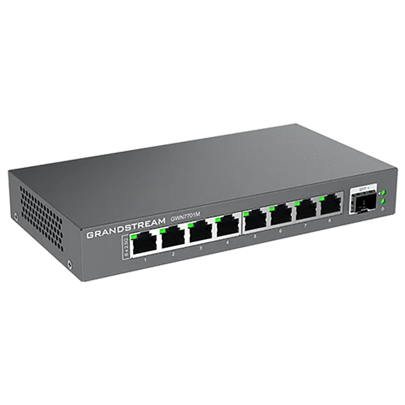 Grandstream GWN 8 Port 2.5 Gigabit 60Gbps Unmanaged Switch (GWN7701M)