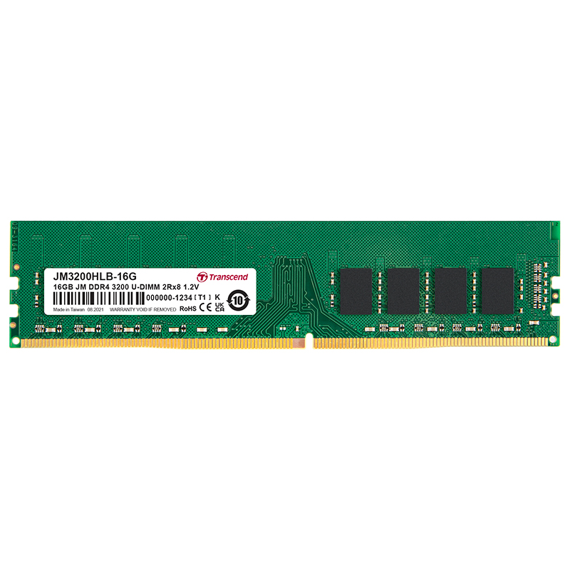 Transcend 16GB (1x16GB) JM3200HLB-16G 3200 CL22 Unbuffered Long-DIMM DDR4 RAM