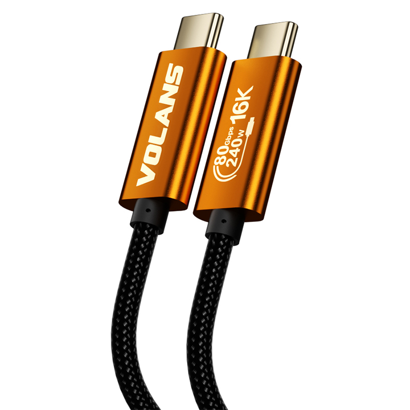 Volans Aluminium Thunderbolt 5 USB 5 Cable - 1m (VL-UT51)