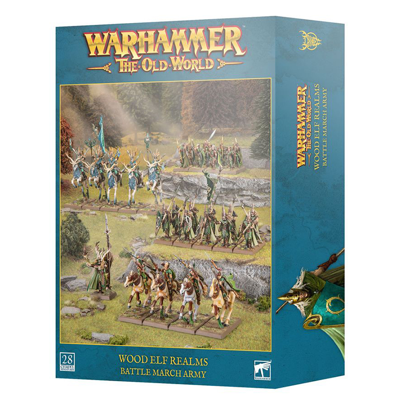 Games Workshop 13-110 Wood Elf Realms: Battle March Army (99122704007)