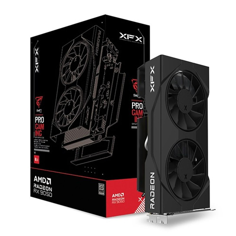 XFX Swift AMD Radeon RX 9050 Gaming Edition 8G Graphics Card (RX-95SWFT8BE)