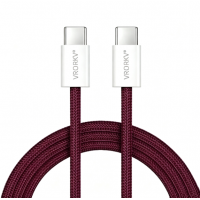 Apple-Peripherals-VRORKV-60W-USB-C-to-USB-C-Braided-Charging-Cable-1-2M-PD-Fast-Charge-Compatible-with-iPhone-15-16-17-Android-Phones-Laptops-Burgundy-8