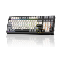 RK ROYAL KLUDGE F99 Wireless Mechanical Keyboard Numper Pad, Tri-Mode Hot Swappable 100 Keys Gaming Keyboard BT/2.4G/USB-C, Pro Software, Cream Switch