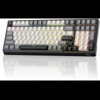 RK ROYAL KLUDGE F99 Wireless Mechanical Keyboard Numper Pad, Tri-Mode Hot Swappable 100 Keys Gaming Keyboard BT/2.4G/USB-C, Pro Software, Cream Switch