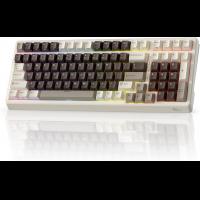 RK ROYAL KLUDGE F99 Wireless Mechanical Numper Pad, Tri-Mode Hot Swappable 95%100 Keys Gaming Keyboard,BT/2.4G/USB-C, Pro Software,Mocha Gray