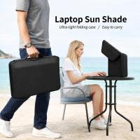 Laptop-Carry-Bags-Portable-Laptop-Sun-Shade-Foldable-Laptop-Screen-Hood-Anti-Glare-Laptop-Visor-for-Outdoor-Work-Fits-12-14-Inch-Laptops-Augearix-2