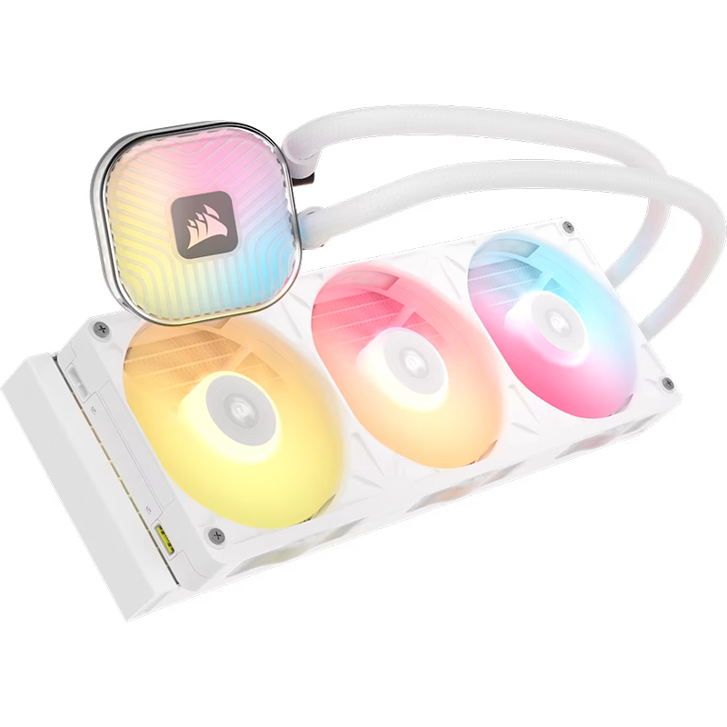 Corsair iCue Link Titan II 360 RX RGB AIO Liquid CPU Cooler - White (CW-9061038-WW)