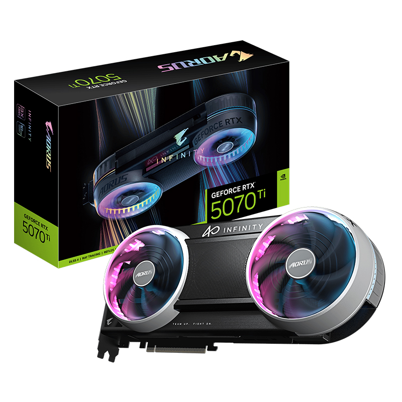 Gigabyte Aorus GeForce RTX 5070 Ti Infinity 16G Graphics Card (GV-N507TAORUS IF-16GD)