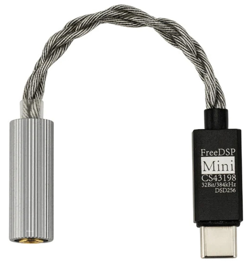 MOONDROP FreeDSP Mini Portable USB-C CS43198 DAC and Headphone Amplifier to 3.5mm (MDFREEDSPMINI)