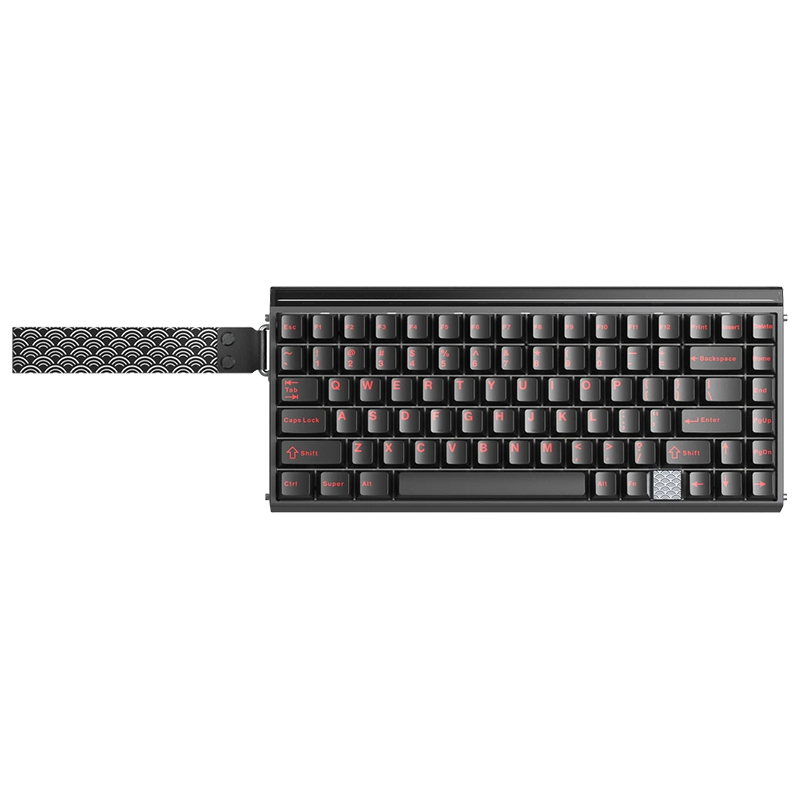 AULA HERO75 High-Performance Tri-Mode RGB Light Box Black Keyboard with Magnetic Switch (HERO75-B-WC)