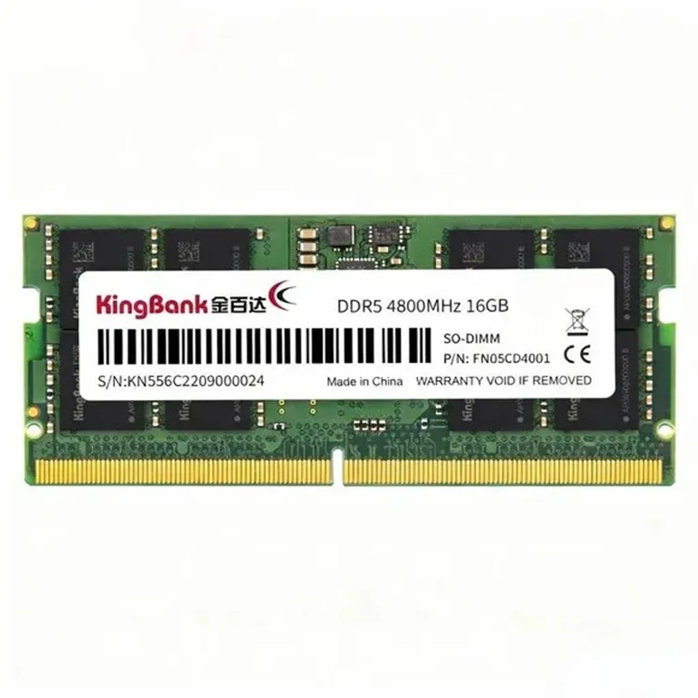 Kingbank DDR5 4800MHz (1*16GB) 16GB SODIMM