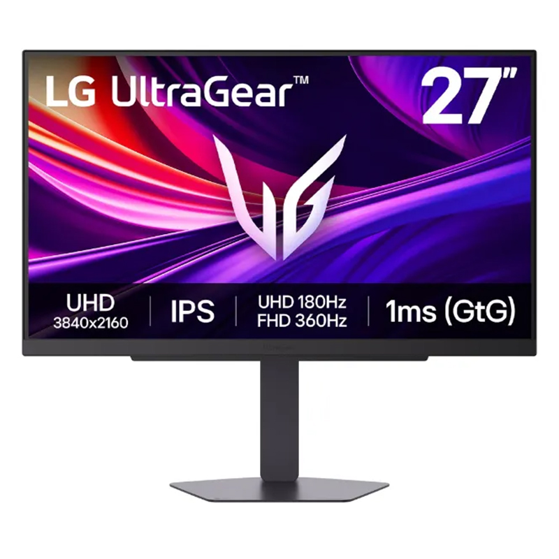 LG UltraGear 27in 4K UHD 180Hz / FHD 360Hz IPS Dual Mode Gaming Monitor (27G810A-B)