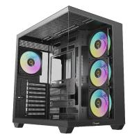Ocypus Gamma C74 ARGB Mid Tower ATX Case - Black (Gamma-C74-BKD400XX-GL)