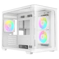 Ocypus Iota C50 WH Curve ARGB Digital Mid Tower Micro ATX Case - White (Iota-C50-WHD300CD-GL)