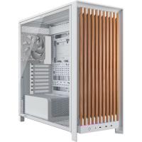 Corsair FRAME 5000D WOOD RS Modular TG Mid-Tower E-ATX Case - White/Oak (CC-9011354-WW)