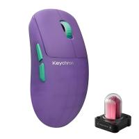 Keychron G6 HE 8K PixArt 3955 Wireless Mouse - Frosted Lavender (MSKCG6HB4)