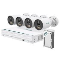 TP-Link Omada 5MP Bullet PoE Security Camera System with 2TB HDD 4-Camera with 16 Channel NVR (OMADA-B5S4-2T)