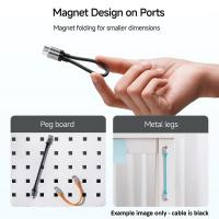USB-Cables-CUKTECH-Braided-USB-Type-C-to-USB-Type-C-Magnetic-Cable-Black-15cm-CUK-CTC615SFCNBK-5