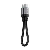 CUKTECH Braided USB Type C to USB Type C Magnetic Cable - Black 15cm (CUK-CTC615SFCNBK)