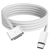 USB-Cables-Generic-Nylon-Braided-USB-C-to-Magsafe-3-140w-White-Cable-2m-CB-TC-Magsafe3-2m-2