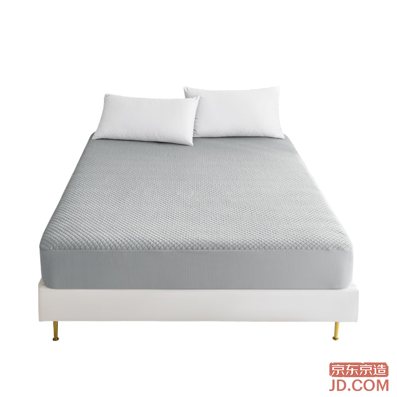 JD Lenzing Tencel Waterproof Mattress Cover 3-Layer Padded A-Class Protective Cover 1.5m Bed Grey