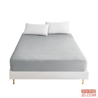 JD Lenzing Tencel Waterproof Mattress Cover 3-Layer Padded A-Class Protective Cover 1.5m Bed Grey