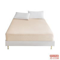 JD Lenzing Tencel Waterproof Mattress Cover 3-Layer Thickened Quilted A-Class Protector for 1.5m Bed Beige