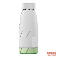 JD Little Pudding Pro UV Protection Black Coating Sun Umbrella, Gradient Green, Compact 19-inch, 90cm