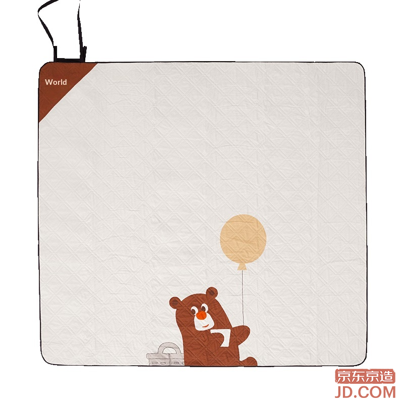 JD Outdoor Picnic Mat Tent Moisture-proof Sonic Washable Rug Thick Bear 200*220cm