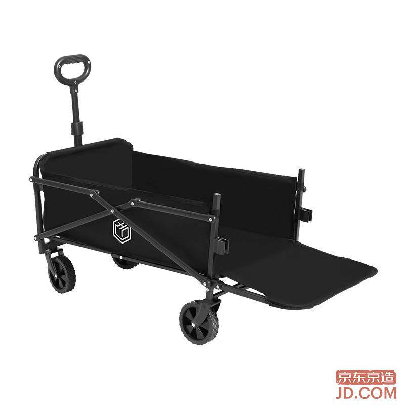JD Outdoor Camping Car PRO Foldable Storage Cart Trolley Picnic Stall Gear with Rear Door