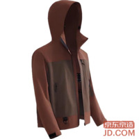 JD Pangolin 700 Autumn/Winter Ultra-Tear-Resistant Hard Shell Jacket Waterproof for Men/Women Lava Stone 3XL