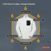 JD breathable sports jacket with fleece inner, 300 outdoor men's stand-up collar jacket, black, size L