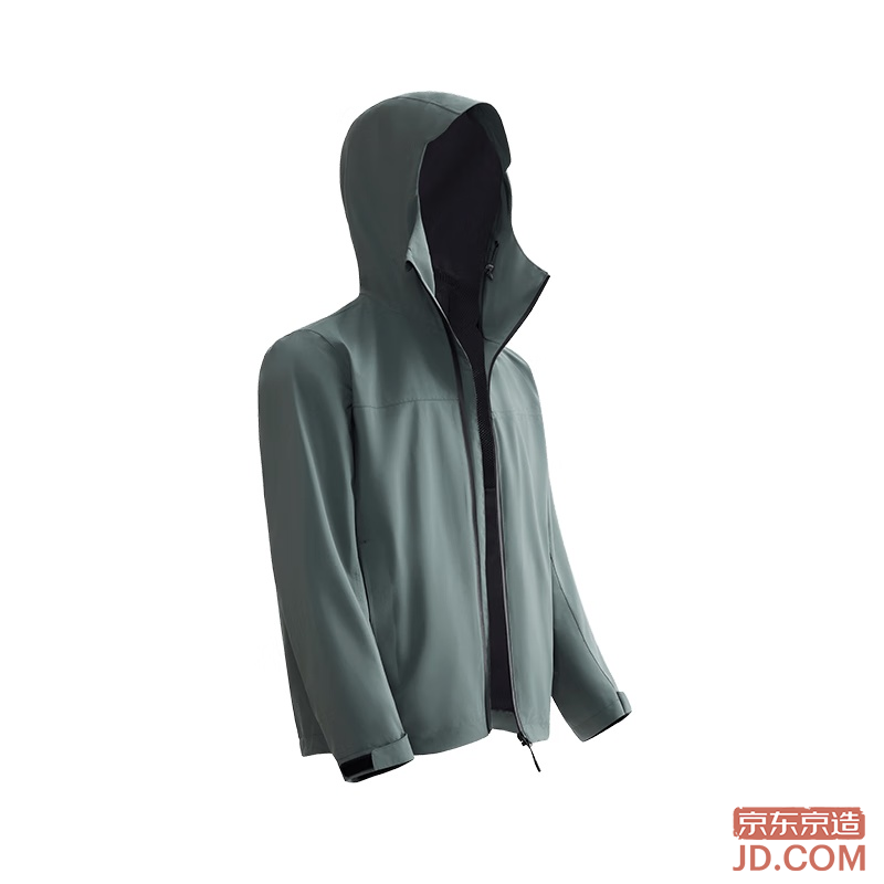 JD Spring Autumn Pangolin 300 Jacket Men Women Single Outdoor Waterproof Hard Shell Coat Cold Pine Green S