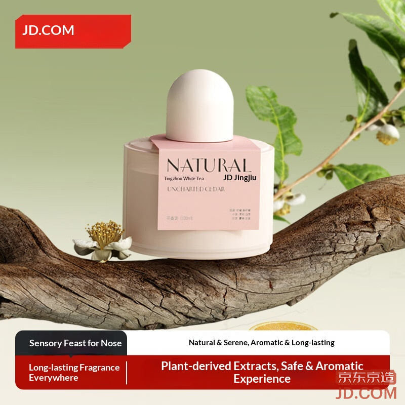 JD Fragrance Liquid White Tea Aroma Diffuser Refill 100ml Flameless Fresh Air Essential Oil