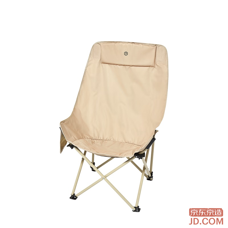 JD Outdoor Folding Chair Portable Moon Chair Camping Seat Foldable Stool Beach Chair Fishing Seat High-back Model