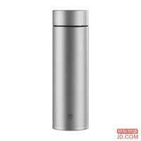 JD Pure Titanium Thermal Cup, Tea Separation, Pure Titanium Inside & Out, Coffee Mug for Men & Women, Gray 470ml