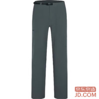 JD Men's Outdoor Elastic Windproof Waist Softshell Gel Thermoregulating Pants in Grey M