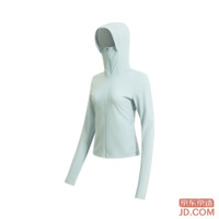 JD [UPF300+] Men's Ice Silk Cooling Summer Outdoor Sun Protection Jacket Unisex Mint Green XL