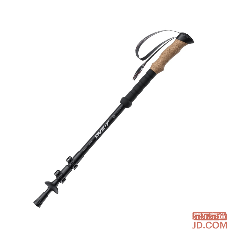 JD Peak Series 7 Aluminum Alloy Trekking Pole, 3-Section External Lock, Telescopic Hiking Stick