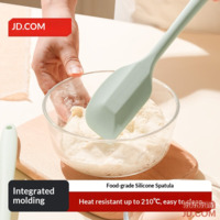 JD Silicone Spatula Baking Tool Integrated Food Grade Kitchen Utensil [Health High Temperature Resistant]