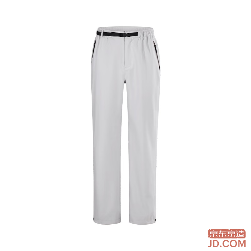 JD Outdoor Windproof Waterproof Pants Men Women Loose Hiking Climbing Pants Phantom Gray M