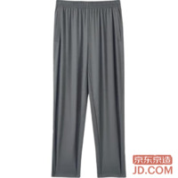 JD Quick-dry Stretch Men's Pants Jogging Fitness Sports Woven Straight Sweatpants Rhino Gray S